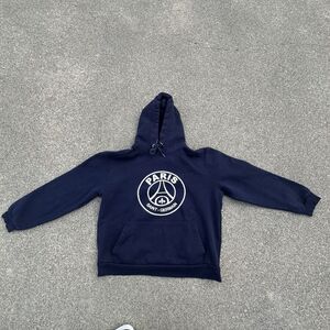 Wipeout Kylian Mbappé Paris Jersey Hoodie Mens Large (21x21) Navy Blue Soccer